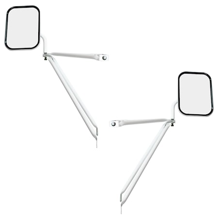 Velvac Ind Pr, Door Lowmount, 102" White 713880